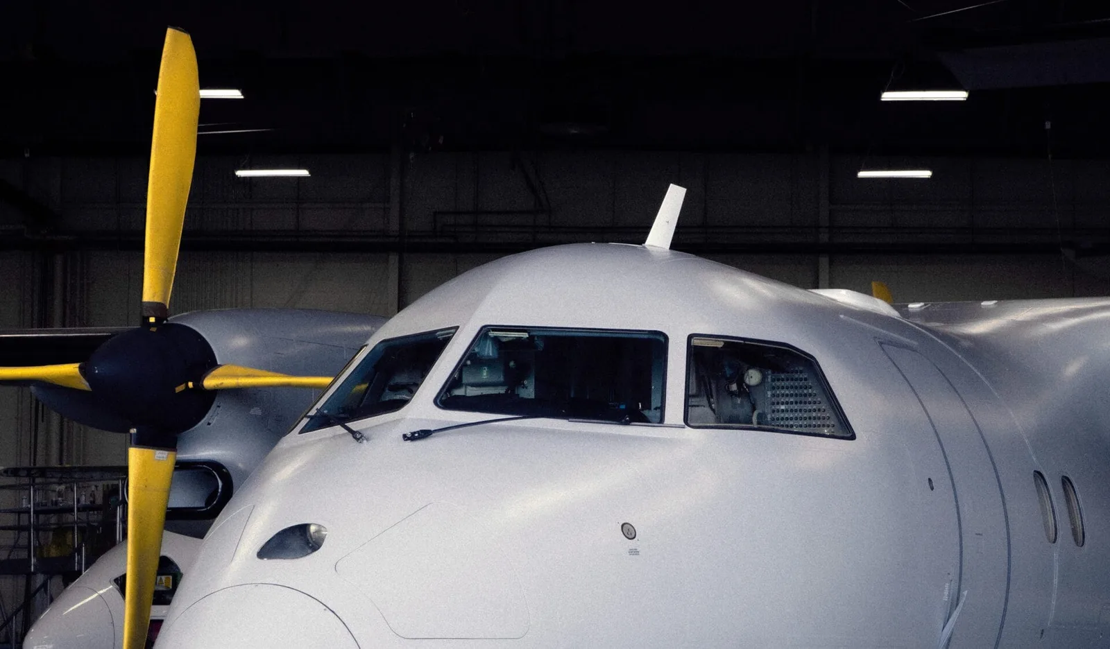 PAL Aerospace Force Multiplier aircraft in a hangar.